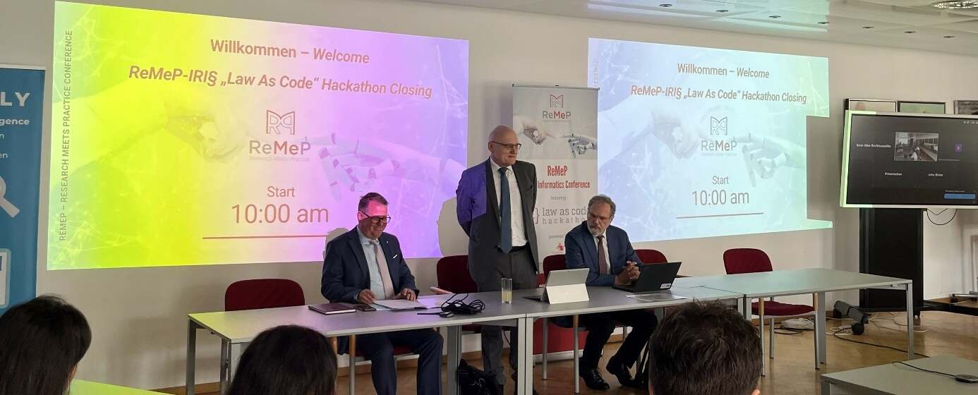 ReMeP-IRI§ Hackathon 2025/26: Winners of the Second “Law As Code”-Hackathon Announced